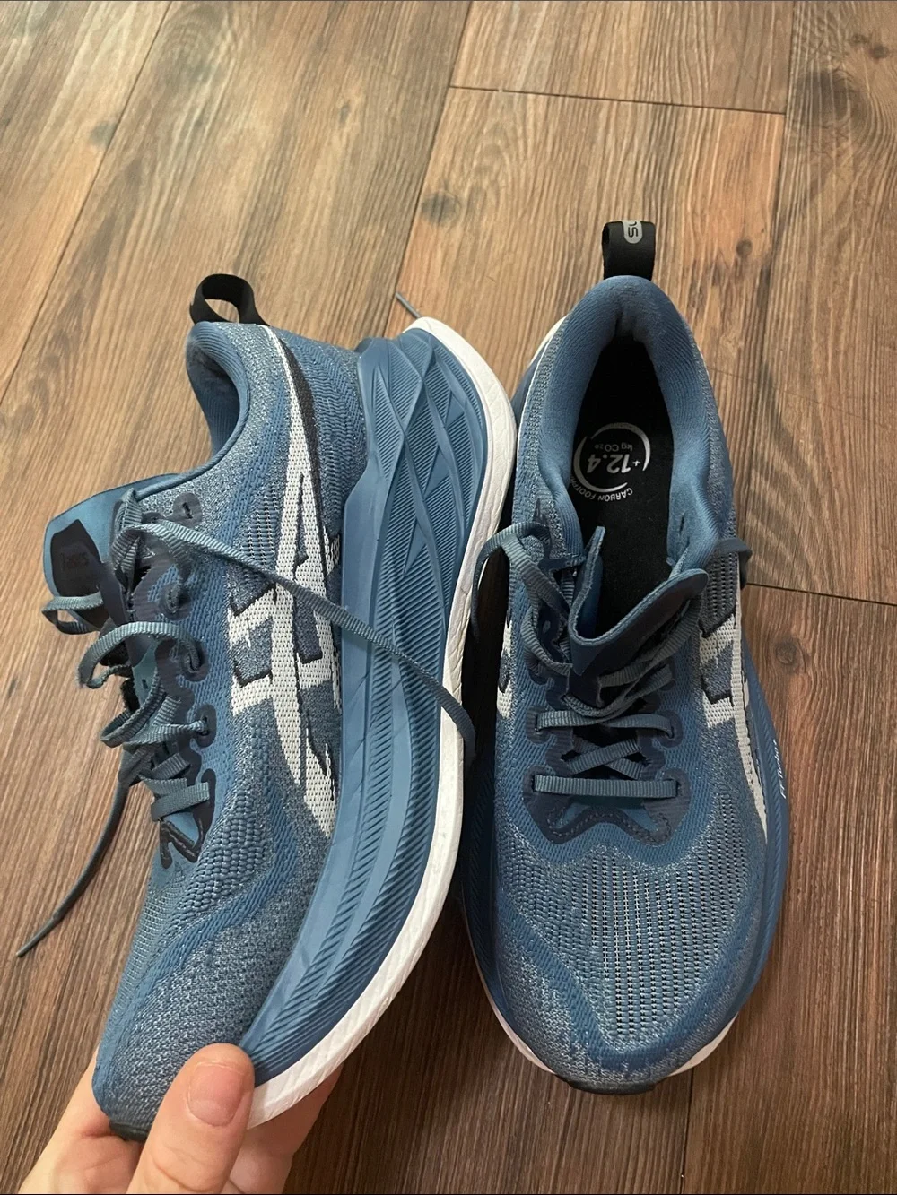 Asics Superblast 2 Unisex Blue Running Shoes,Sz.US  M 7/W 9!EXCELLENT